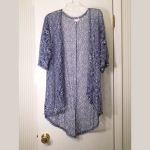 LuLaRoe Lindsay kimono - S